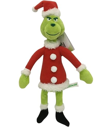 AURORA - Pacchetto Di Peluche Aurora World Da 2, Babbo Natale Grinch Da 18 Pollici E Massimo 18 Pollici Con Corna Multicolore 616576366862 - Foto 5