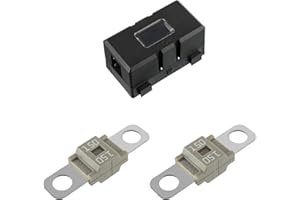 SIGANDG ANS Portafusibles para automóvil y 2 fusibles Midi atornillables de alta corriente para automóviles, camiones, vehículos (150 A amperios)