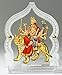 Eknoor Car Dashboard Idol- Goldplated- Durga ji with japa mala (prayer beads) RS.450.00