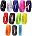 Red Star Unisex Silicone Jelly Slim Set of 12 Sports Digital Led Bracelet Band Watch for Boys & Girls birthday return gift RS.549.00