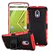 Produktbild Motorola Verizon DROID MAXX 2 / Moto X Play (2015) Case, DRUnKQUEEn Heavy Duty Rugged Hybrid Armor Dual Layer Hard Shell Tire Tread Grenade Grip Combat Tyre Textured Cover with Kickstand