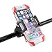 Produktbild Fahrrad Handyhalterung amarey® Universal 360° Handy Halter Halterung für Fahrfahren, mit 3 Gummiband, Drehbar, passend für iPhone 6 Plus / 6 / 5s / 5 / 4 & Samsung Galaxy S6 Edge / S6 / S5 / S4 / S4 Mini / Note 3 / Note 4 / Note Edge usw.