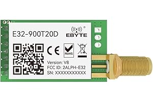 EBYTE Lora Modulo Wireless 868MHz 915MHz 20dBm 5.5km E32-900T20D 5.5km Ricetrasmettitore Porta seriale Ricetrasmettitore RF Ricevitore