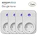 Produktbild Intelligente WLAN Steckdose,TOP-MAX 4 Pack Wifi Smart Funksteckdose,funktioniert mit Amazon Alexa,mit App Steuerung überall und zu jeder Zeit,mit Voice Contorl und Timing Funktion