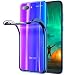 Produktbild RANVOO Kompatibel mit Honor 10 Hülle, Transparent Silikon Handyhülle Durchsichtig Kratzfest Schutzhülle Slim Flexible TPU Chrome Bumper Cover Crystal Clear Case, 5.84'' (Phantom Blau)