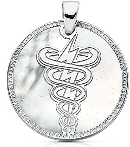 Pendant Physiotherapy with Mother-of-Pearl and Chain (Gift Box Included)