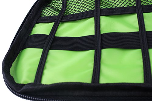 Shopper Joy Elektronik Organizer Aufbewahrungstasche für Kabel Festplatte Speicherkarte USB-Stick (Schwarz) - 6