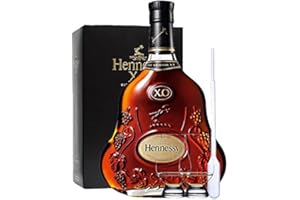 UNBEKANNT Hennessy XO Cognac Frankreich 0,7 Liter + 2 Glencairn Gläser und Einwegpipette