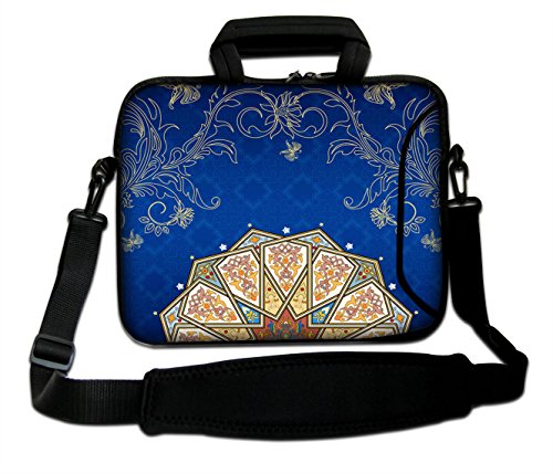 DCCN 15 Zoll / 15,6 Zoll Laptoptasche Neopren Notebooktasche mit Zubehörfach und Schultergurt