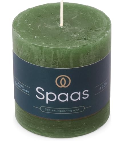 HS Candle Candele a pilastro blu scuro, dimensioni 7 x 16 cm, candele a cera lunga durata fino a 50 ore, candele a colonna non profumate, molti colori/dimensioni