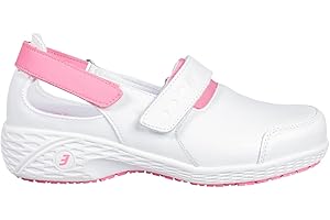 SAFETY JOGGER Zuecos de Seguridad para Mujer - Samantha - Zapato de Trabajo Cómodo y Ligero, Ideal para Enfermeras, Cocina o Interior, Antideslizante y Amortiguador, Oxypas