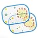 ENIMENIE - Leo The Lions EZ Cling Baby Car Window Shades (2 Pack) with UPF 30+ and UV Ray Protection - LIFETIME WARRANTY