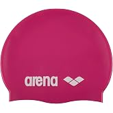 ARENA Classic Silicone Unisex Swimming Cap, Resistant and Comfortable, Hair Protection, Red