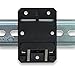 Produktbild 2 Stück DIN Schiene Montageplatte Klammern für Standard 35 mm DIN-Schiene und mit Schiene Tiefen von 7,5 mm oder mehr