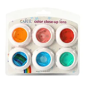 CAIUL Instax Mini Color Close Up Lens for Fujifilm Mini 8/8+/ 7s (6 pcs)