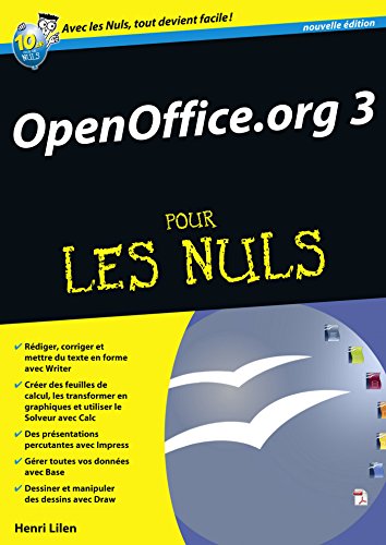 Télécharger OpenOffice.org 3.X Mégapoche Pour les nuls (MEGAPOCHE NULS) Livre PDF Gratuit
