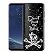 Produktbild Original Lanboo® #8 Silikon Case für Samsung Galaxy S8 #8 Motiv 13 - Schutz Tasche Schale Hülle Etui Cover Bumper TPU mit Don´t touch my phone - Skull Schädel Pirat Tödlich Giftig Zeichen Tattoo Druck Design Abbildung
