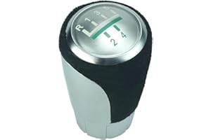 Generisch Schaltknauf Performance Design in Schwarz und Silber 5 Gang kompatibel/Ersatzteil für BMW 3er 5er E34 E36 E46 E39 e38 E60 E61 E63 E64 E53 E83 E90 E91 E92 E93