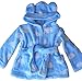 6-12 months - Baby Boys Gorgeous Blue Sky and White Clouds Hooded Robe