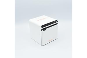 TICKOFFICE Stampante ricevute non fiscali e comande mini compatta cubo termica diretta 250m/s 80mm con auto-cut usb lan ethernet bluetooth ACE H1 windows mac android ios (ACE H1 BIANCO - USB+ETHERNET+BLUETOOTH)