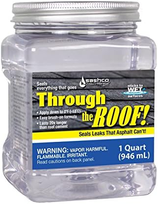 Sashco Sealants Qt Clr Roof Sealant 14003 Elastomeric Patches & Coatings