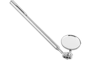 EVGATSAUTO Samochodowe lusterko inspekcyjne teleskopowe, okrągłe lustro inspekcyjne, narzędzie ręczne z przedłużoną detekcją okrągłego obiektywu (typ pióra 30X600mm)