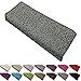 Shaggy Stufenmatten Barcelona von casa pura® | Schutz für Treppenstufen | weicher Hochflor | GUT-Siegel und Blauer Engel | rechteckig | Einzeln oder als Set | viele Farben | 1 Stück | Grau