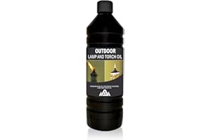 Perfectonish Outdoor Lamp Oil for Garden Burners -Ideal Lamp Oil for Tiki Torches, Oil Lanterns, and Insect Repellent 1L (1)