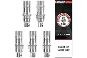 5 pezzi VAPTIO COSMO Coil 1.0ohm Resistenza 8W-13W Mesh Bobina C5 per Cosmo A1 Kit/Cosmo 2 Kit,no e-liquid no nicotina (cosmo c5)