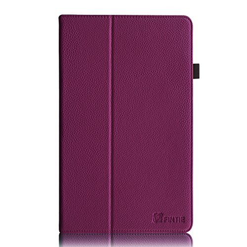 Fintie Odys Ieos Quad 10.1 Hülle Case – Slim Fit Folio Kunstleder Schutzhülle Cover Tasche mit Ständerfunktion für Odys Ieos Quad 25,7 cm 10,1 Zoll Tablet-PC (nicht geeignet für Odys Ieos Quad White Edition), Lila - 5