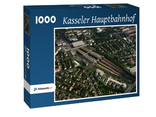 Preisvergleich Produktbild Kasseler Hauptbahnhof - Puzzle 1000 Teile mit Bild von oben