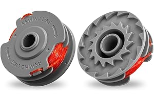 BESPOTCL 2PCS Replacement Strimmer Spools Compatible with Flymo Power/Mini/Trim Grass Trimmer, Strimmer Spool Line, Double Autofeed, Upgrade Wire