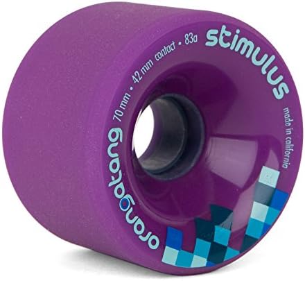 Orangatang Stimulus 70 mm 83 a Freestyle Longboard Wheels Slide Ewheels Purple