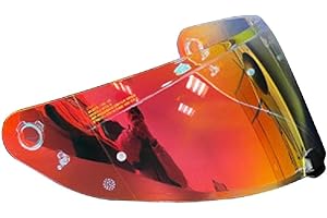 TEBI Motorradhelm internes Visier für kompatibel mit HJC i70 i10 C70 HJ-31 Staubdichtes Objektiv Sonnenschutz Helmzubehör Objektiv Visiergläser Helm Objektiv Visierschild Motorrad Helm Objektiv
