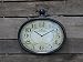 Produktbild CHIC ANTIQUE° WANDUHR° NOSTALGIE UHR ° OVAL ° METALL° VINTAGE ° SHABBY CHIC