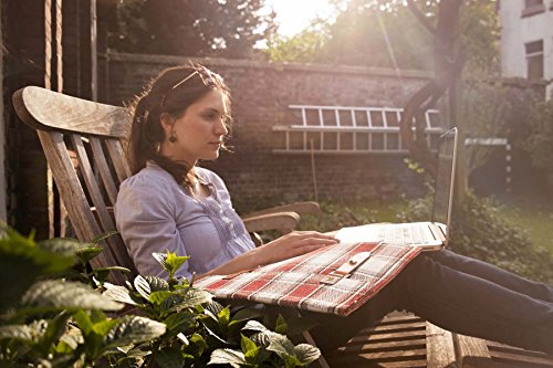13,3-14 Zoll Laptop & Notebook Tweedstoff Tasche / Hülle / Sleeve / Schutzhülle / Smart Cover mit edlem Emblem-Verschluss perfekt für MacBook Pro Air Retina , Lenovo ThinkPad Yoga 2 M30-70 , Acer Aspire Chromebook , HP Pavillion Compaq , Dell Latitude Inspirion Vostro , Asus Zenbook Transformer book flip , Sony Vaio Stoff 6 (rot kariert) - 5