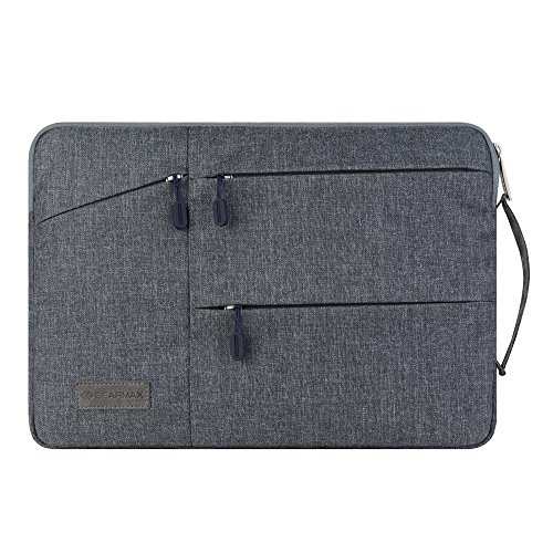 Laptop Sleeve Bag macbook Tasche - Yarrashop 15-15 6 Zoll multifunktionaler macbook pro tasche Aktentasche mit Seitentaschen Laptop Handtasche f  r Ma
