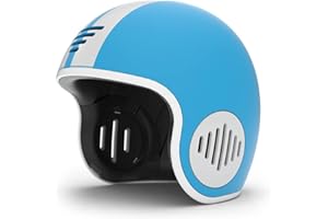 Chillafish Bobbi ABS hard-shell multi-sport certified helmet, size XS, adjustable and integrated chinstrap and size adjuster, optimized airflow and breathability, Blue