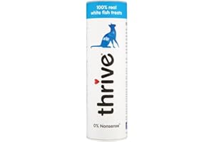 Thrive 100% réel White Fish Treats (15g) - Paquet de 2