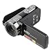 Produktbild 3,0-Zoll-FHD 1080P 16-Fach-Zoom 24MP Digitaler Camcorder, Tragbare Kompaktkamera DV, Automatische Abschaltung, TV-Ausgang, COMS-Sensor-Kamera, Schwarz.