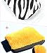 Produktbild KurzDE Auto Eiskratzer Handschuh Fenster Schneeschaufel Schaufel Auto Schnee Handschuh(Zebra) + Autowaschhandschuh Reinigungshandschuhe