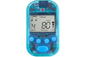 HOGARDENME LCD Screen Mini Metronome Perfect Tool for Maintaining Accurate Tempo in Music Practice (Blue)