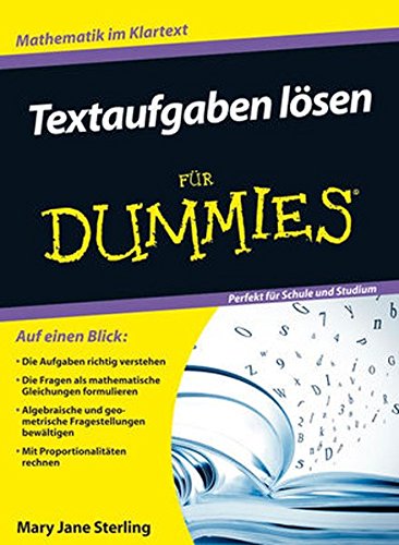 Textaufgaben lösen für Dummies Buchen