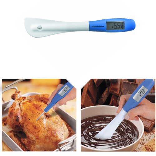 Pfannenheber-Kochthermometer für Fleisch, Soßen oder Schokolade - 3