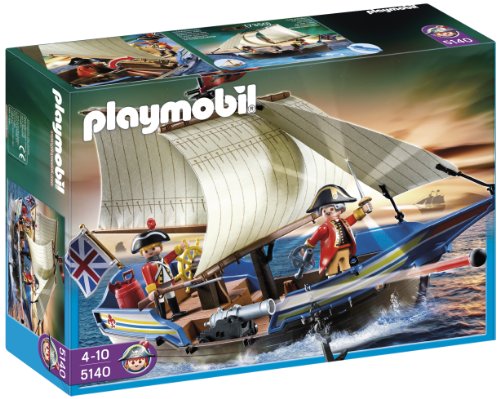 Imagen 1 de Playmobil Piratas - Barco de los soldados (5140)