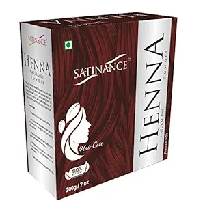 Satinance Henna Powder 200Gm (100% Natural)
