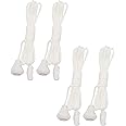 4Pcs Nylon Pull Cord Light Switch Bathroom Light Pull Cord,Replacement Cord Pull for Ceiling Switch,Bathroom Ceiling Light Pull Cords for Ceiling Switches, Bathroom Light, Switch Replacement Wire-1.5m