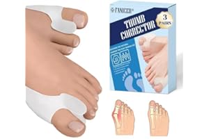 VIEXPAND 6 pezzi separatori dita piedi,Divaricatore Alluce Valgo,Silicone Uomo Donna Divaricatore Dita Piedi,per Rilassare, Divaricare e Allungare le Dita,Ridurre il dolore all'alluce