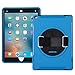 Produktbild 3C-LIFE iPad 2018/iPad6 4-In-1 Hybrid Rugged iPad Armor Case, Multiple Layer Full-Body Rugged Shockproof Armor Case with Rotating Stand/Hand Strap/Shoulder Strap (Skyblue)
