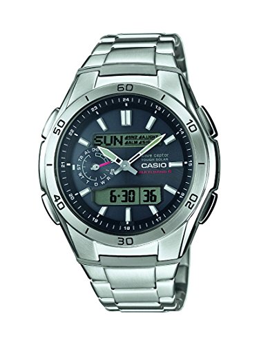 Casio Herren-Armbanduhr Funkuhren Analog - Digital Quarz Edelstahl WVA-M650D-1AER Casio Herren-Armbanduhr Funkuhren Analog - Digital Quarz Edelstahl WVA-M650D-1AER